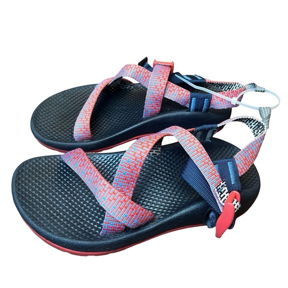 Chaco Z/1 EcoTread Sandal Size 4 Youth Unisex Kids Girls Boy Beach Penny Coral - Picture 4 of 10